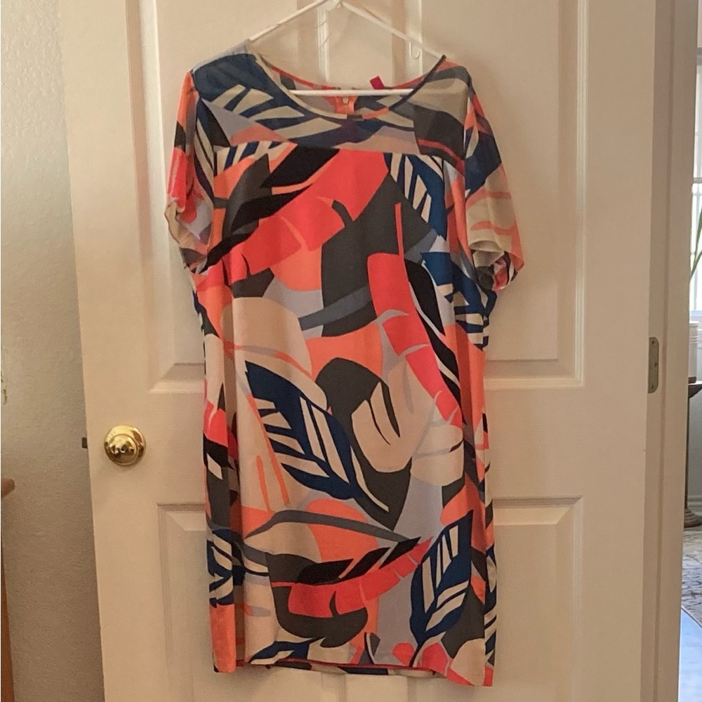 Vince Camuto Abstract Print Dress 16